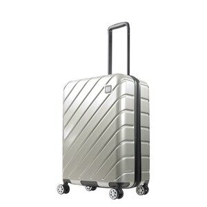 New Ful Velocity 27" Expandable Hardside Spinner Luggage Silver